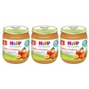 HiPP BIO Jablká s marhuľami po 4. mesiaci 3x125 g