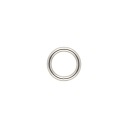Kovový kožený prsteň 30x4 mm, zváraný, 1 ks