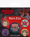 Špendlíky Stranger Things 4 Badge Pack, sada 5 kusov