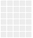 Samolepiace plstené podložky biele 15x15mm balenie 30 ks - VORSTAHL