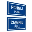 Samolepky Push Pull Push Pull 7x12