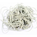 PRECISION Gumy LARGE HRUBÉ ŠIROKÉ 80 mm x 3 mm SILNÁ BIELA ​​1 KG