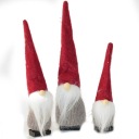 Súprava vysokých klobúkov Trpaslík Santa Claus 3 ks