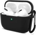 Puzdro Puzdro na Apple AirPods Pro Kryt slúchadiel silikónový čierny