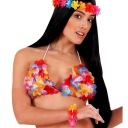 HAVAJSKÁ PODPRSENKA FAREBNÉ KVETY HAWAII PARTY