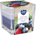 Bispol Trojfarebná vonná sviečka Forest Fruits snk80-13 Aura