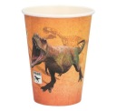 SUPER 1 Dinosaur T-Rex poháre 250ml 50607 8 ks. Jurský park Jurský