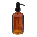 DÁVKOVAČ MYDLA, hnedé sklo, 0,45 ml