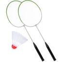 Kovový bedmintonový set s raketami a loptičkou