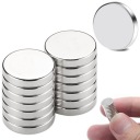 Malý neodýmový magnet na magnetizáciu paliva, vzduchu a vody, strieborný, 10x2 mm