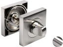 QUBIK WC ROZETA na dvere NIKEL, INOX OCEL