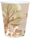 Papierové poháre Forest Animals, 6 kusov