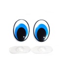 EYES BLUE ELIPSE MESH 30x21mm - SCOGS