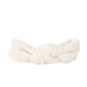 Bavlnená čelenka SHERRY do ecru vlasov, 5,5x17 cm HOMLA