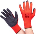 1x LATEXOVÉ PRACOVNÉ RUKAVICE veľ 8 mil