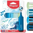 Sada zvýrazňovačov Maped Fluo Ocean 4 farby