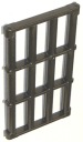 LEGO 92589 MRIEŽKA DOOR GATE GRID perleťovo šedá tmavá NOVINKA (2g)