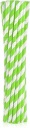 Broken Paper Slamky Green Stripes BIO 12 ks.