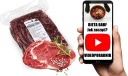 Surové mrazené mäso, hovädzie mäso, krmivo pre mladých psov junior BARF 1kg