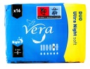 Ultra NIGHT Soft Duo podložky na noc VERA 16 kusov