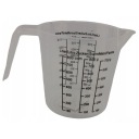 Plastová kuchynská odmerka 0,8L, hrnček so stupnicou, 800ml