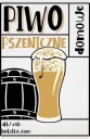 10x FÓLIOVÁ nálepka na PŠENIČNÉ pivo
