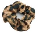 FROTKA gumička do vlasov WRAPPER LEOPHER SILK BROWN