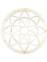 Základ prsteňa lapača snov, prelamovaná mandala, 25 cm kvet