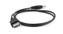 AM-AFI USB 2.0 predlžovací kábel 0,75m čierny