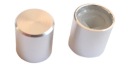 Kryt tlačidla zosilňovača 10mm HLINÍKOVÁ zásuvka 3x3mm gombík