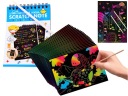 DÚHOVÁ KNIHA Omaľovánka SCRATCH BOOK SLIP ČIERNA NOTEBOOK 10K.