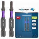 Skrutkovací bit Hogert 6 mm s imbusovým kľúčom, 2x príklep