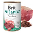 BRIT PATE & MEAT Mokré krmivo pre psov Zverina 400 g