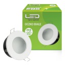 Hermetické halogénové očko pre Soffit White IP44