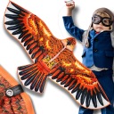 VEĽKÝ KITE XXL ODPRAĎOVAČ VTÁKOV EAGLE HAWK 140cm lano DARČEK