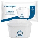 Vodný filter Wessper aquamax STANDARD pre filtračné kanvice - 1 kus