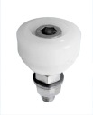 PLASTOVÁ HORNÁ VALIČKA fi.43mm PRE BRÁNY SO SKRUT