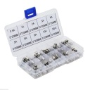 Sada sklenených poistiek 5x20mm 50 kusov