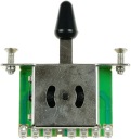 Kera 5P/SQ/ST/Black 5-polohový prepínač