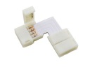 UHLOVÝ KONEKTOR PRE PRIPOJENIE RGB 4PIN LED PÁSU