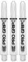 Target Pro Grip Krátke Priehľadné šípky Priehľadné