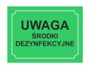 POZOR DEZINFEKČNÉ PROSTRIEDKY! - DOSKA