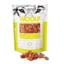 WOOLF MÄKKÉ KURACIE CHUNKIES ZMLUVA PRE PSA MAČKU JEMNÉ KURACIE PRUHY 100g