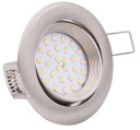 LED EYEBALL, okrúhle, 4W, 2700K, 230V, 85mm