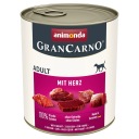 ANIMONDA GranCarno Adult so srdiečkami Mokré krmivo pre psov 800 g