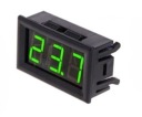 12V panelový teplomer so zeleným LED displejom