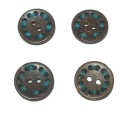 Ozdobný drevený gombík 15mm C2466/24