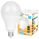 LED žiarovka SMD dióda E27 2835 24W 230V A95 biela