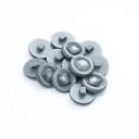 Gombíky 18mm pätka 10ks sivá