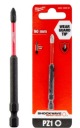Nárazový hrot bitov Milwaukee PZ1/90mm hrot 1 ks.